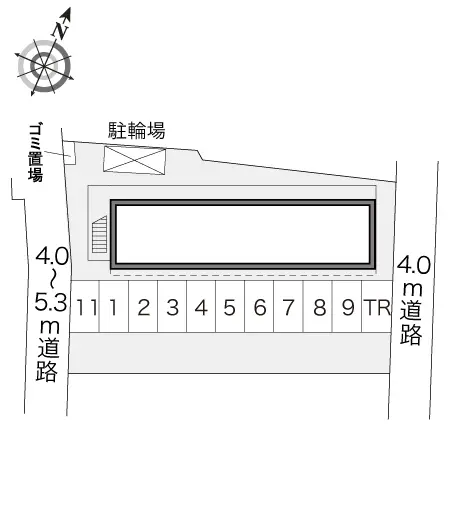 ★手数料０円★静岡市清水区駒越北町　月極駐車場（LP）